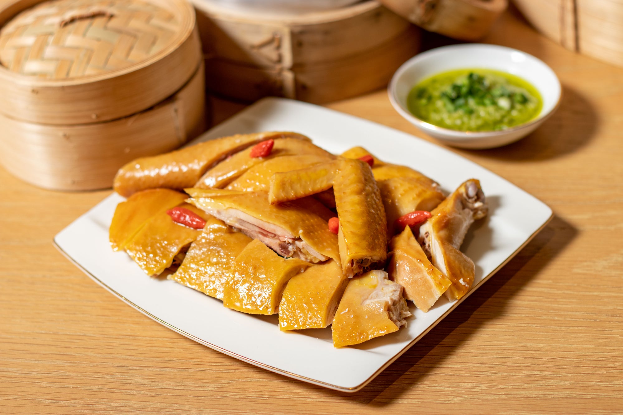 Jasmine Tea Leaf Smoked Free-Range Half Chicken