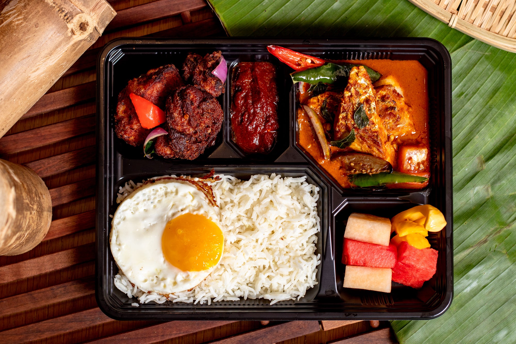 Snapper Fish Curry Bento