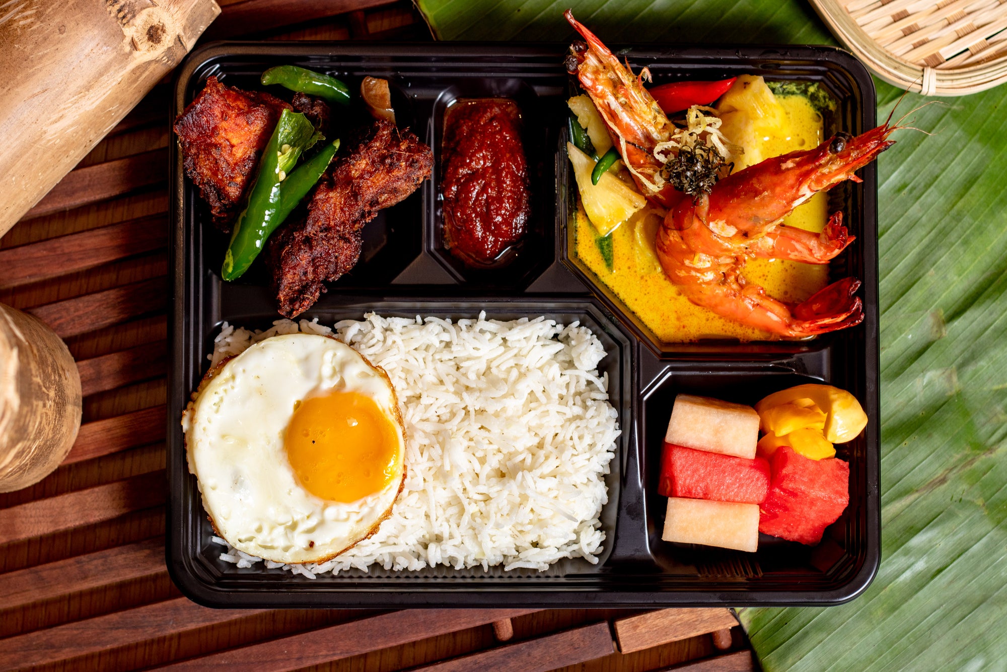 Udang Masak Lemak Bento