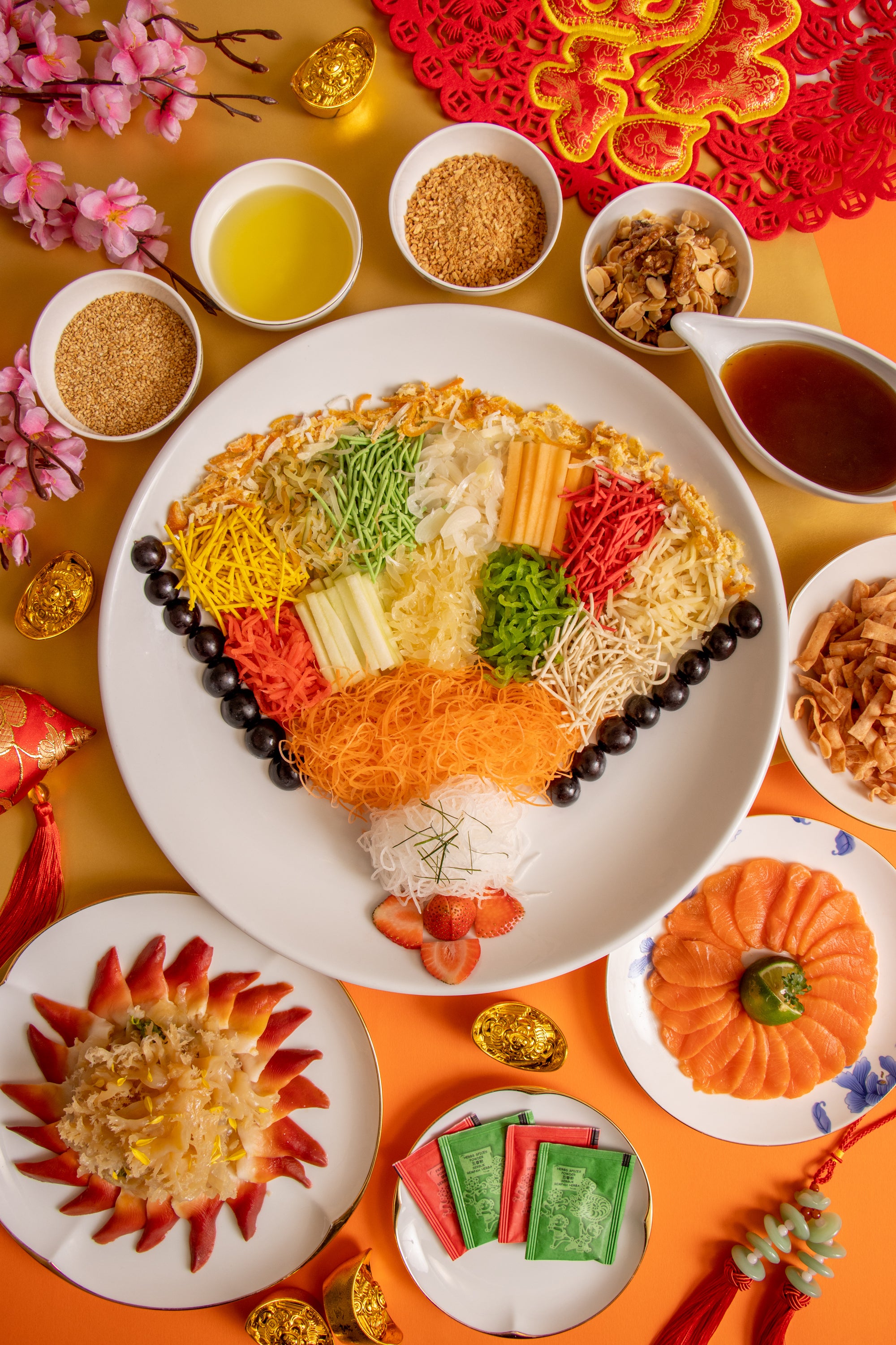 Signature Yee Sang by Jade Pavilion