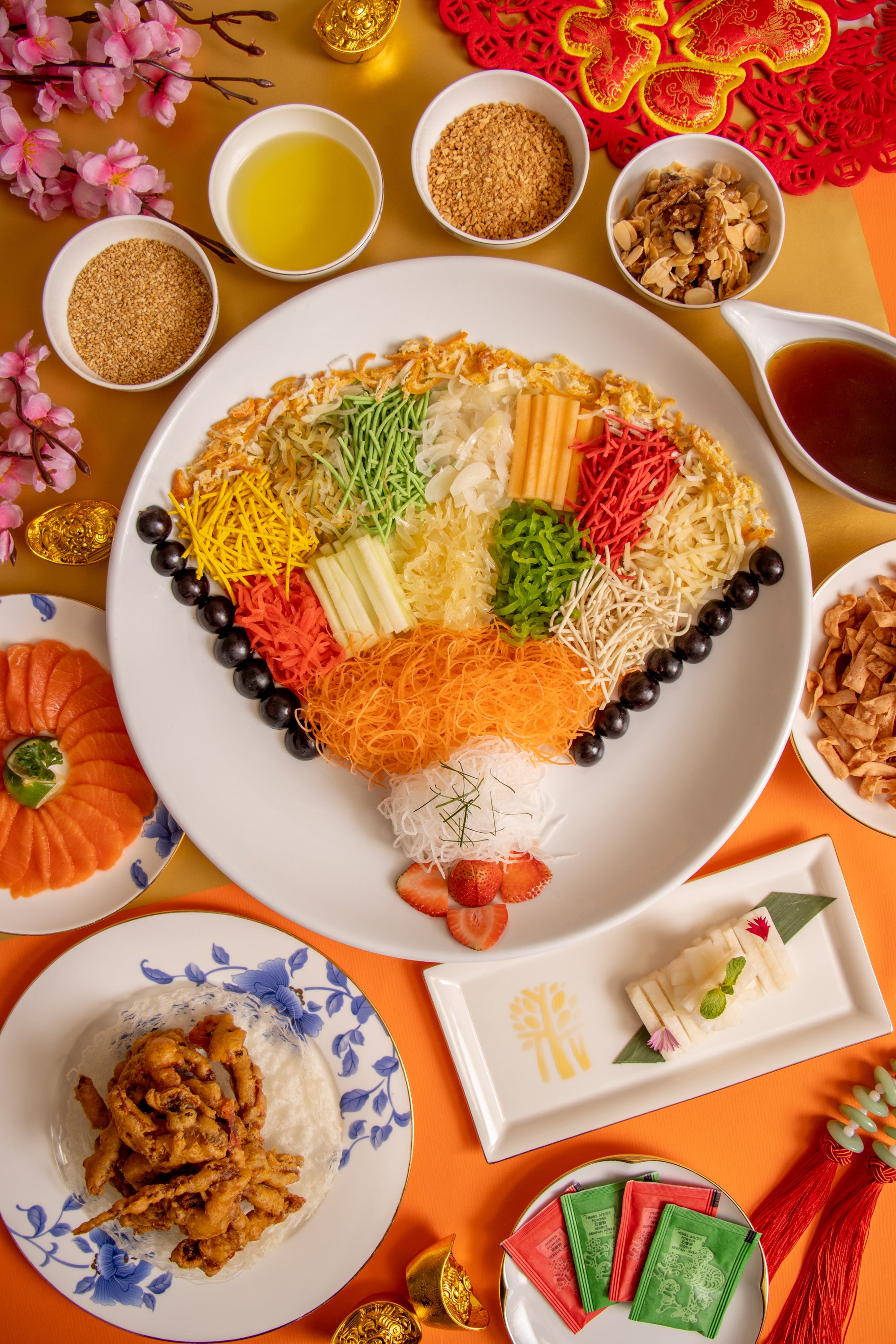 Signature Yee Sang by Jade Pavilion