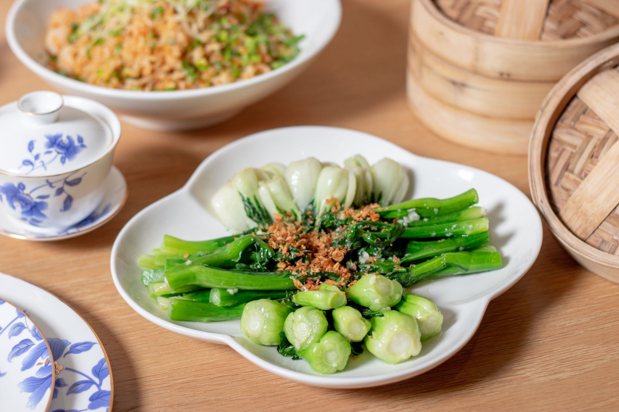 Wok Seared “Hong Kong” Seasonal Vegetables